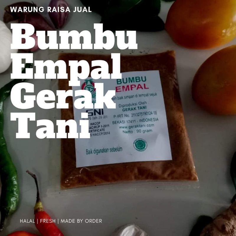 

Bumbu empal gerak tani 180 gram