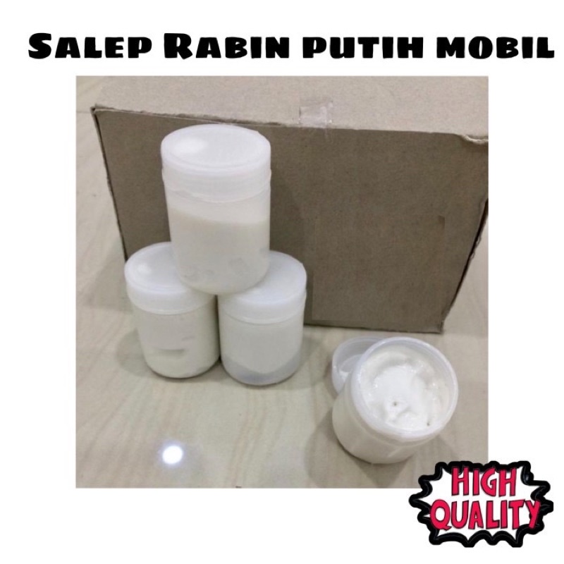KECIL Salep rabin putih untuk body mobil dan motor Olesan rabin mobil motor Penghilang goresan mobil