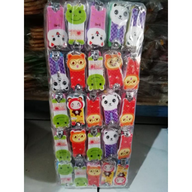 GUNTING KUKU KARAKTER BONEKA KEMAS PLASTIK /SOUVENIR GUNTING KUKU KARAKTER BONEKA LUCU / SOUVENIR GU