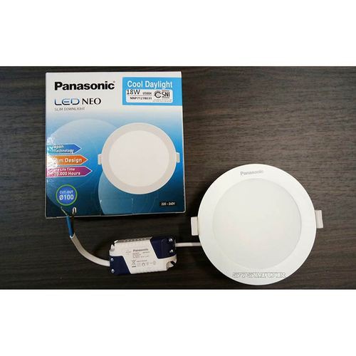 Panasonic Downlight Led Neo Slim Inbow/Tanam Plafon 18watt 150mm