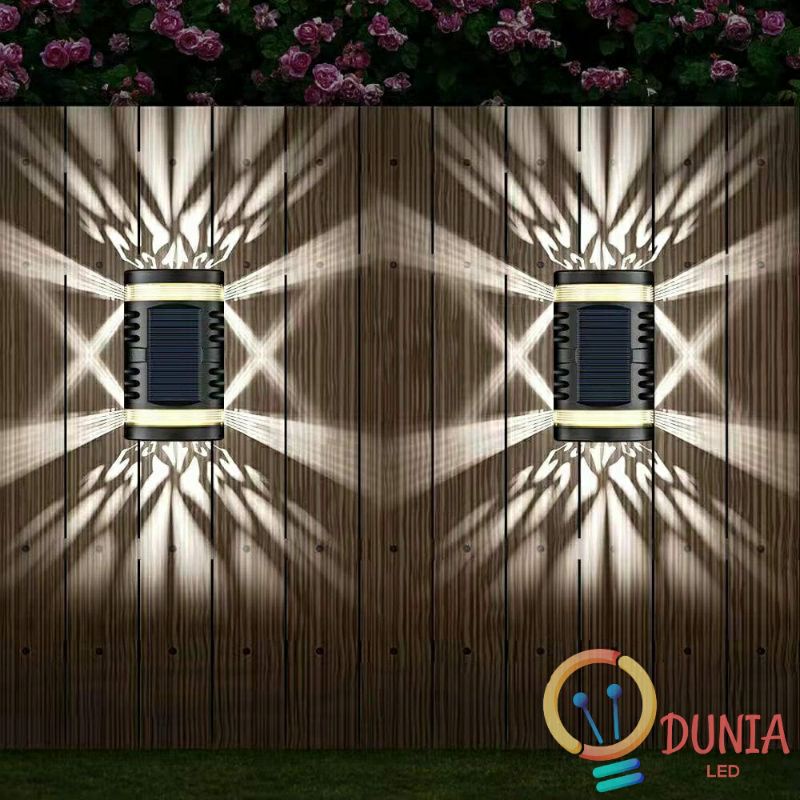 Lampu Solar Taman Dinding 2 Arah Tenaga Surya / Lampu Dinding Solar LED Type 2106