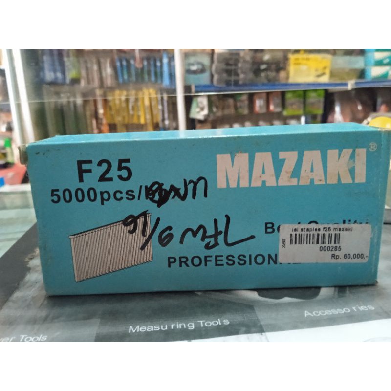 

Isi staples type "I" F25 Mazaki