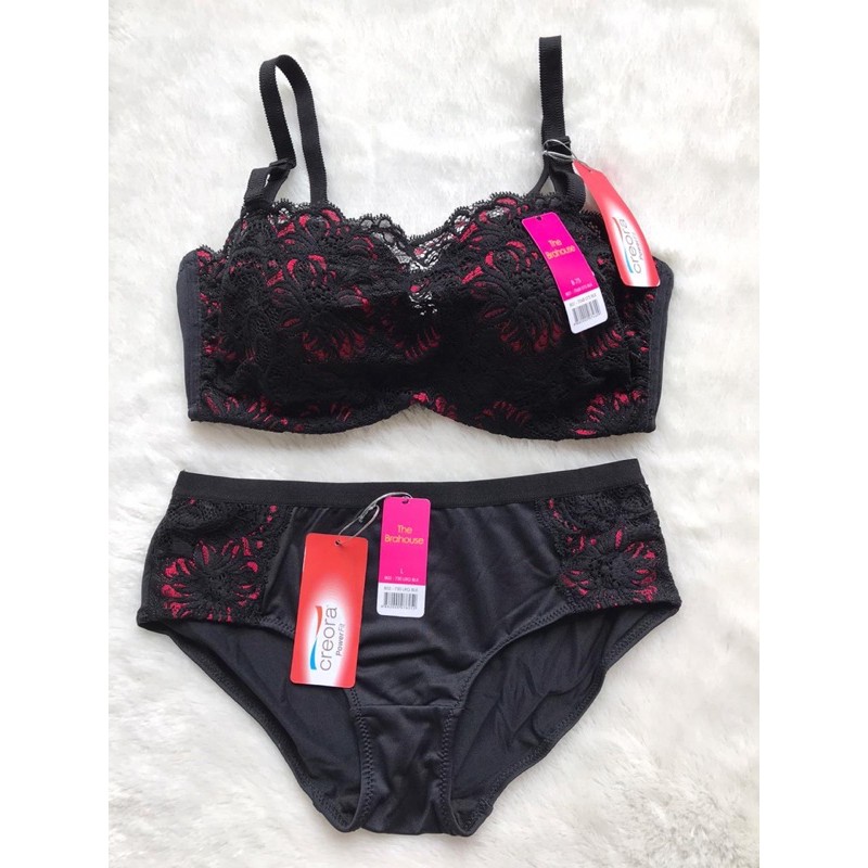 the brahouse bra set panty creora model kemben full label original