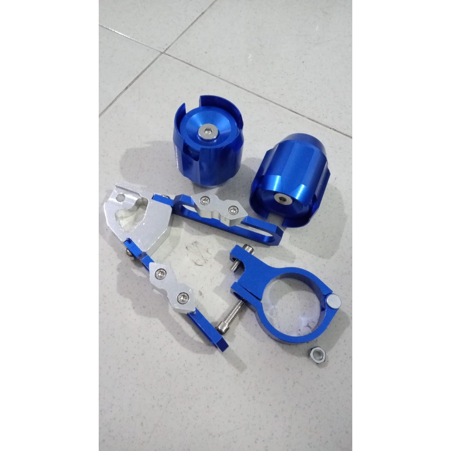 paket 2 item jalu as roda full CNC+klemen selang model V.universal semua jenis motor honda yamaha