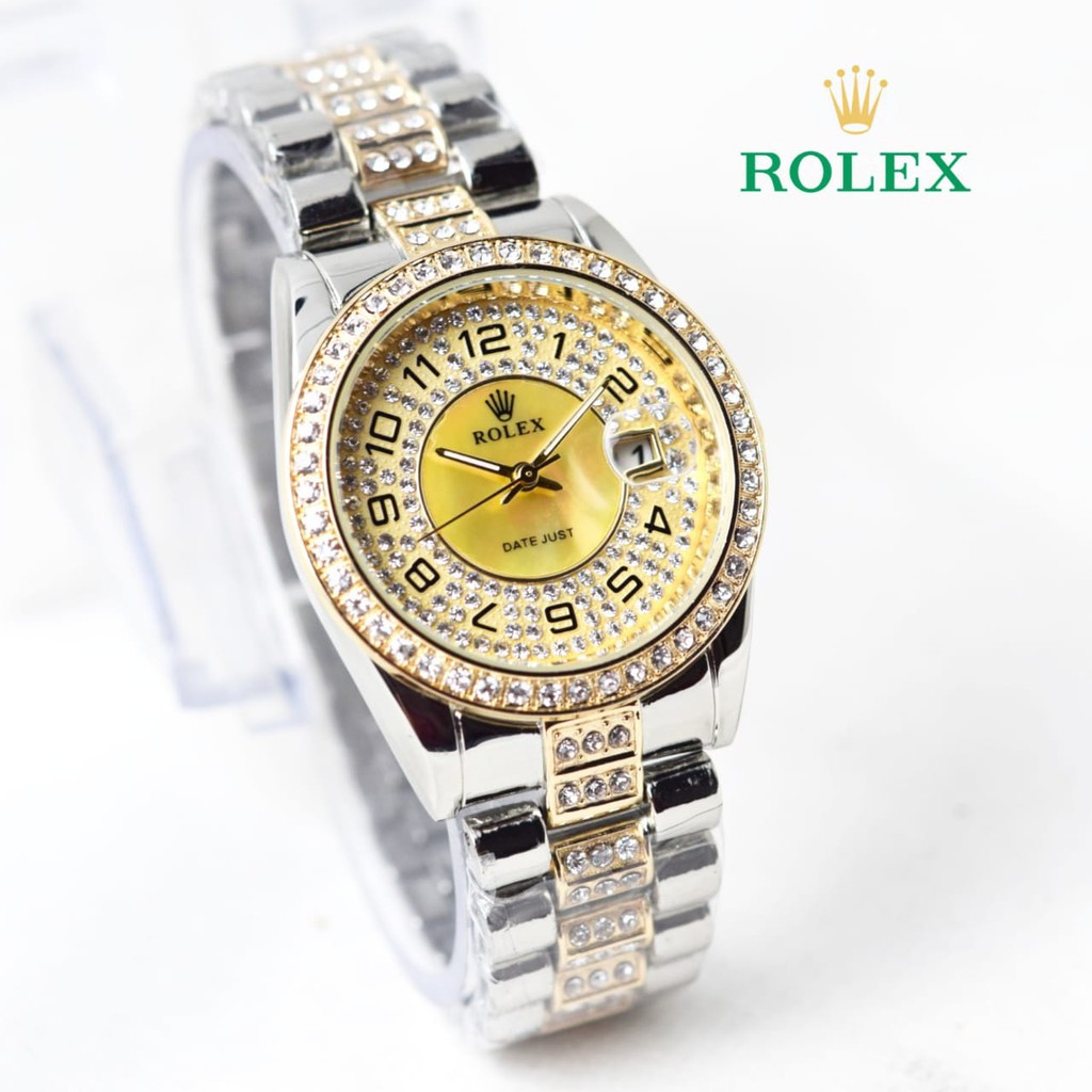 jam tangan wanita rolex diamond angka