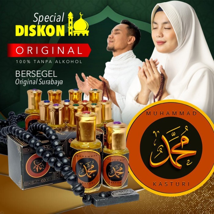parfum minyak wangi kasturi Muhammad 12 ml