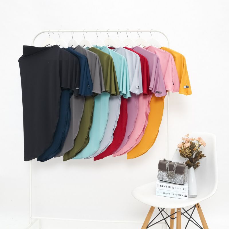 SHA - Jilbab Instan Khimar Jersey Pinguin Premium-5