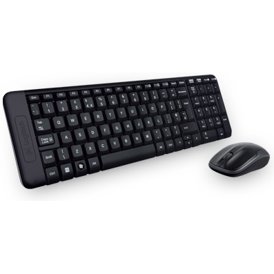 IDN TECH - Logitech Keyboard with Mouse Wireless Combo - MK220