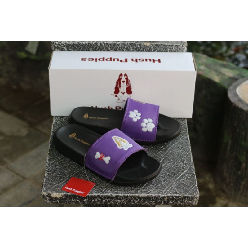 Sandal Hush Puppies Varsity Purple Motif
