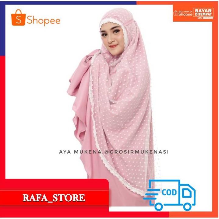 Keluaran Terbaru - Mukena seserahan mewah santorini / bonbon silk / RAFASTORE