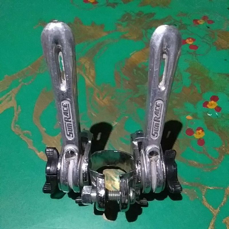 Joevian Bike Shifter Operan Sepeda Balap Jadul Klasik Antik Langka  Alloy merek Sun Race