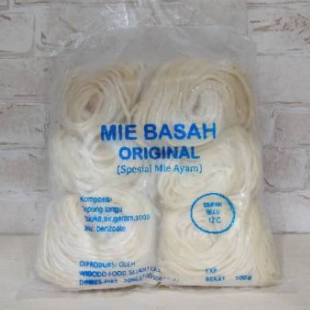 Mie Basah Original || mie ayam mentah isi 6