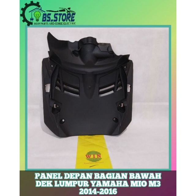 DEK DEPAN PENAHAN LUMPUR YAMAHA MIO M3 2014 2015 2016 | PARU PARU YAMAHA MIO M3 2014-2016 | COVER FRONT LOWER MIO M3 | PANEL DEPAN BAGIAN BAWAH YAMAHA MIO M3