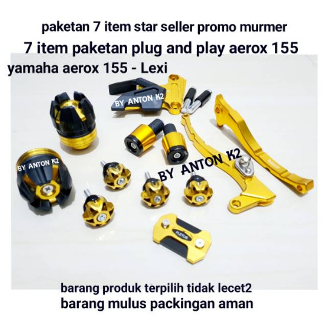 JALU AS RODA DEPAN JUMBO-JALU BANDUL STANG-STIR VARIASI MOTOR YAMAHA AEROX 155-LEXI-YMH LEXI 7 ITEM