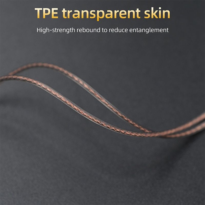 [TERMURAH] KABEL KZ 5N COPPER (MIC) 2 Pin Type C (QDC) Jack 3.5mm For KZ EDX PRO ULTRA ZSN TRN CCA CRA Cable Pengganti-4