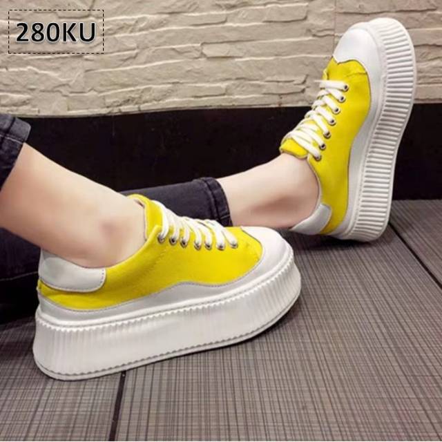 Sepatu Wanita Boots Senakers Dazen - 280 Murah Berkualitas - Kuning, 36