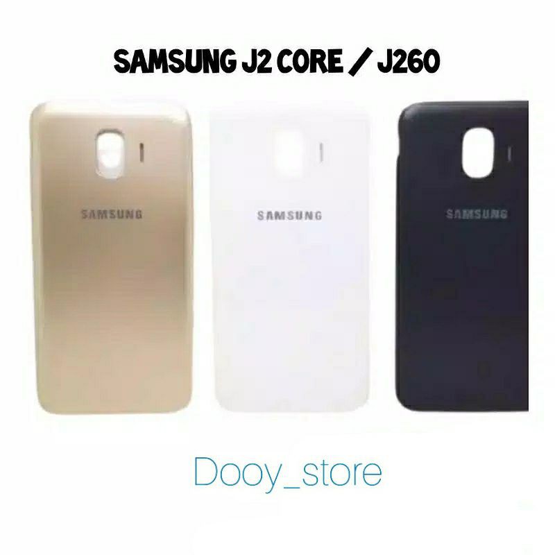 BACKDOOR BACKCOVER BACKCASING TUTUP BELAKANG TUTUP BATERAI SAMSUNG J2 CORE