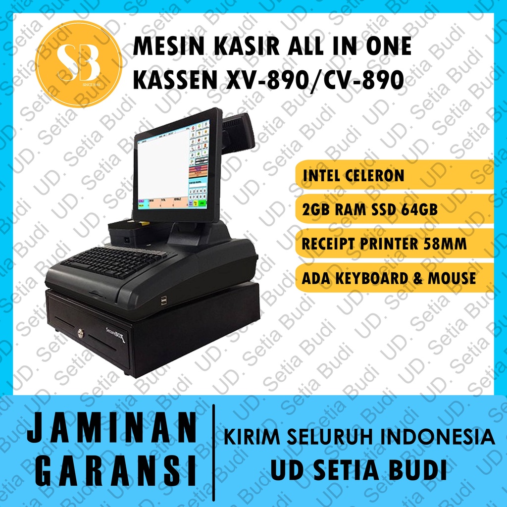 Mesin Kasir All In One Kassen XV 890 / CV-890