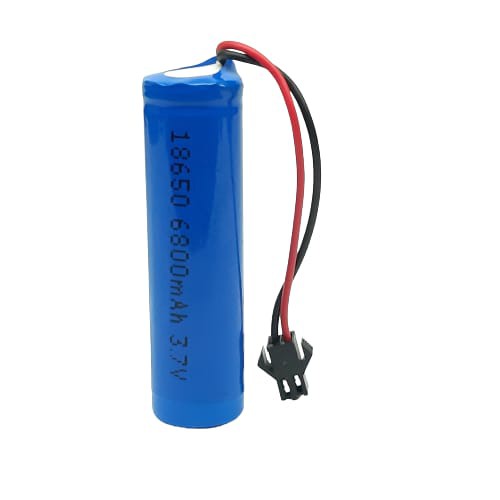 Baterai Cas Mobil RC 18650 Li-ion 3.7volt - 6800mAh Socket Hitam