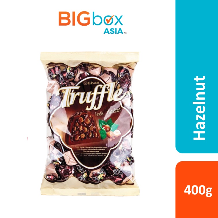 Elvan Truffle Coklat 400g - Hazelnut / Coconut / Caramel / Assortment (Aneka Rasa)