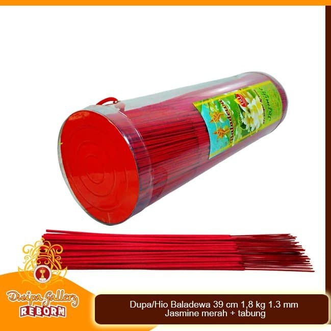 Dupa/ Hio Wangi Baladewa 39 cm 1.8kg 1.3 mm Jasmine merah + Tabung PVC