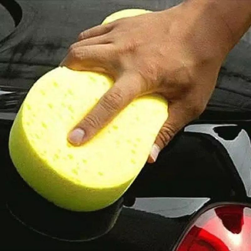 BB3 Busa Cuci Mobil Motor Piring Kuning Foam Wash Tebal Sponge