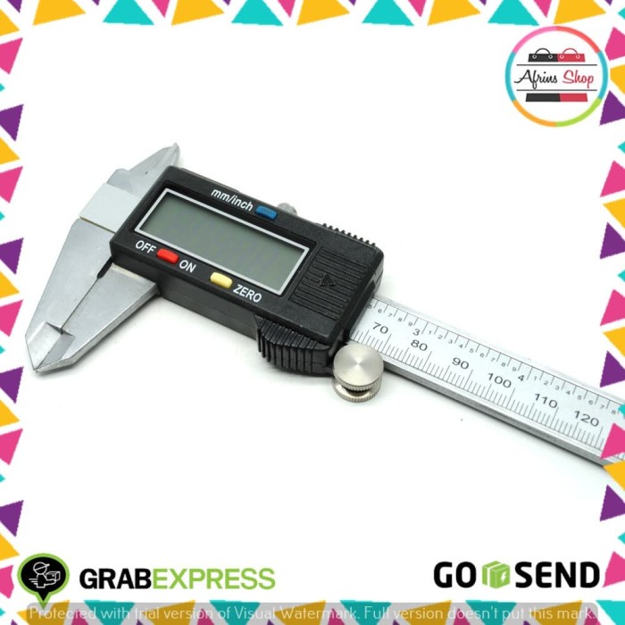 

Vernier Kaliper Digital Layar Lcd / Alat Ukur / Jangka Sorong Digital