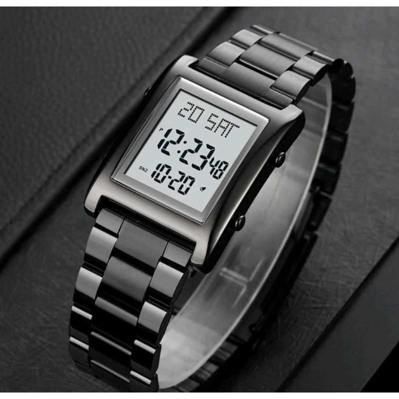 SKMEI 1812 Jam Tangan Pria Wanita Digital Dual Time Tali Stainless Steel