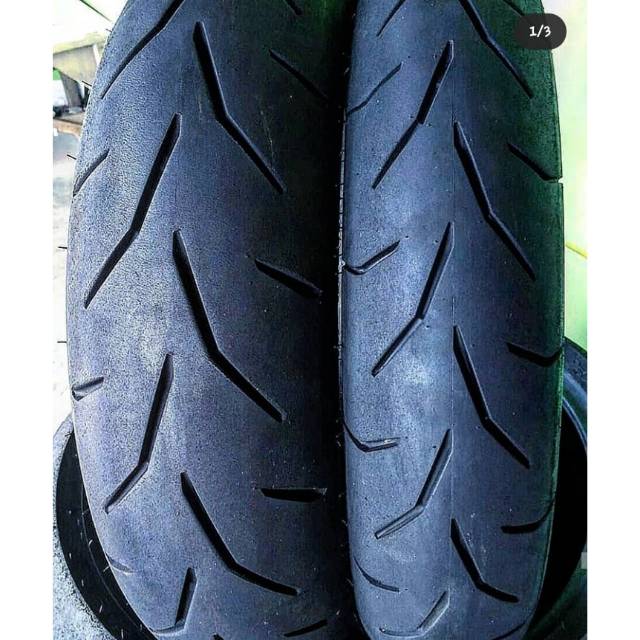 Ban motor bekas irc sct005f uk 110/80 ring 14 dan 140/70 ring 14