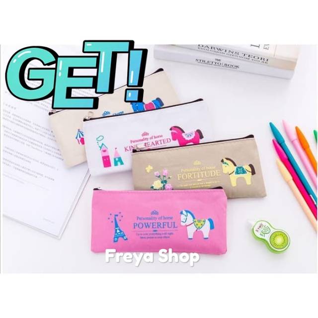 

Tempat Pensil model terbaru Royal Horse / Tempat Kosmetik - Loyalty Tempat pensil kantor termurah