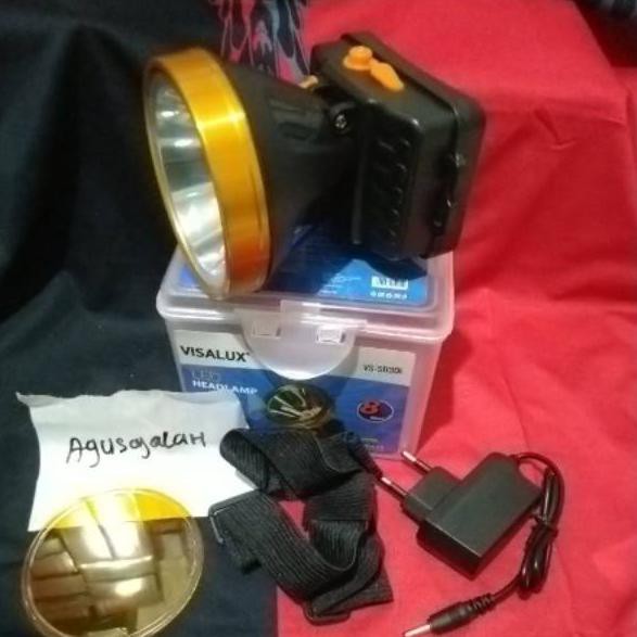 IICTLW  cod Senter kepala cahaya putih 30wat 2mah visalux vs5030L headlamp ϟ (Terkini)