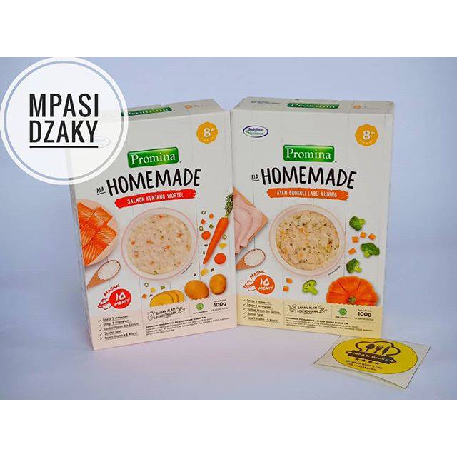 Bubur Bayi Promina Homemade Untuk Bayi Usia 8+ | Shopee ...