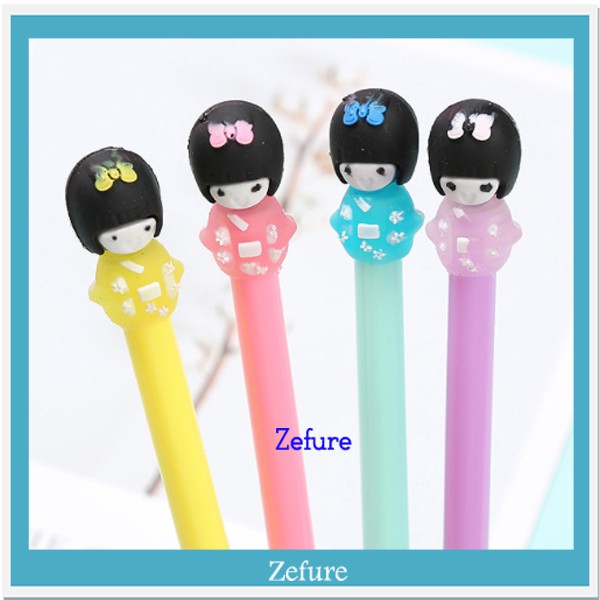 

PULPEN KARAKTER BONEKA JEPANG CUTE / ALAT TULIS SEKOLAH GEL PEN KIMONO LUCU IMUT