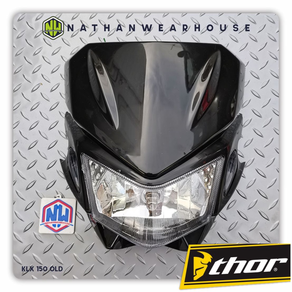 Headlamp Head Lamp Batok Lampu Depan plus Sein Reflektor KLX 150 OLD 2010