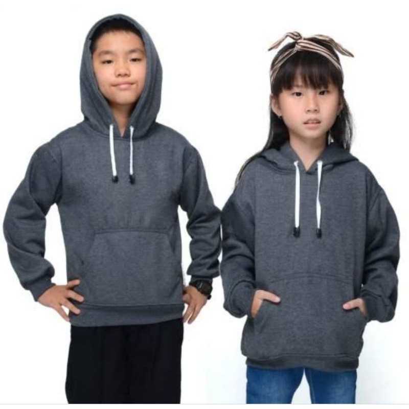 Home-JADE Jaket Hoodie Anak Unisex Sweater Casual Anak Anak Umur 1-9 Tahun