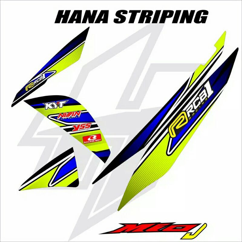 Striping Variasi Mio Sporty list variasi Mio sporty kode 02