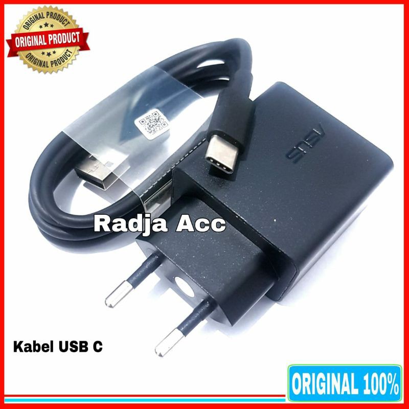 Charger Asus Zenfone 3 3 Deluxe 3 Ultra Original 100% Fast Charging USB Type C