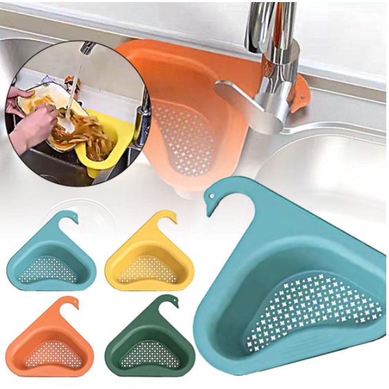 Rak Tirisan Sudut Wastafel Bentuk Angsa Murah