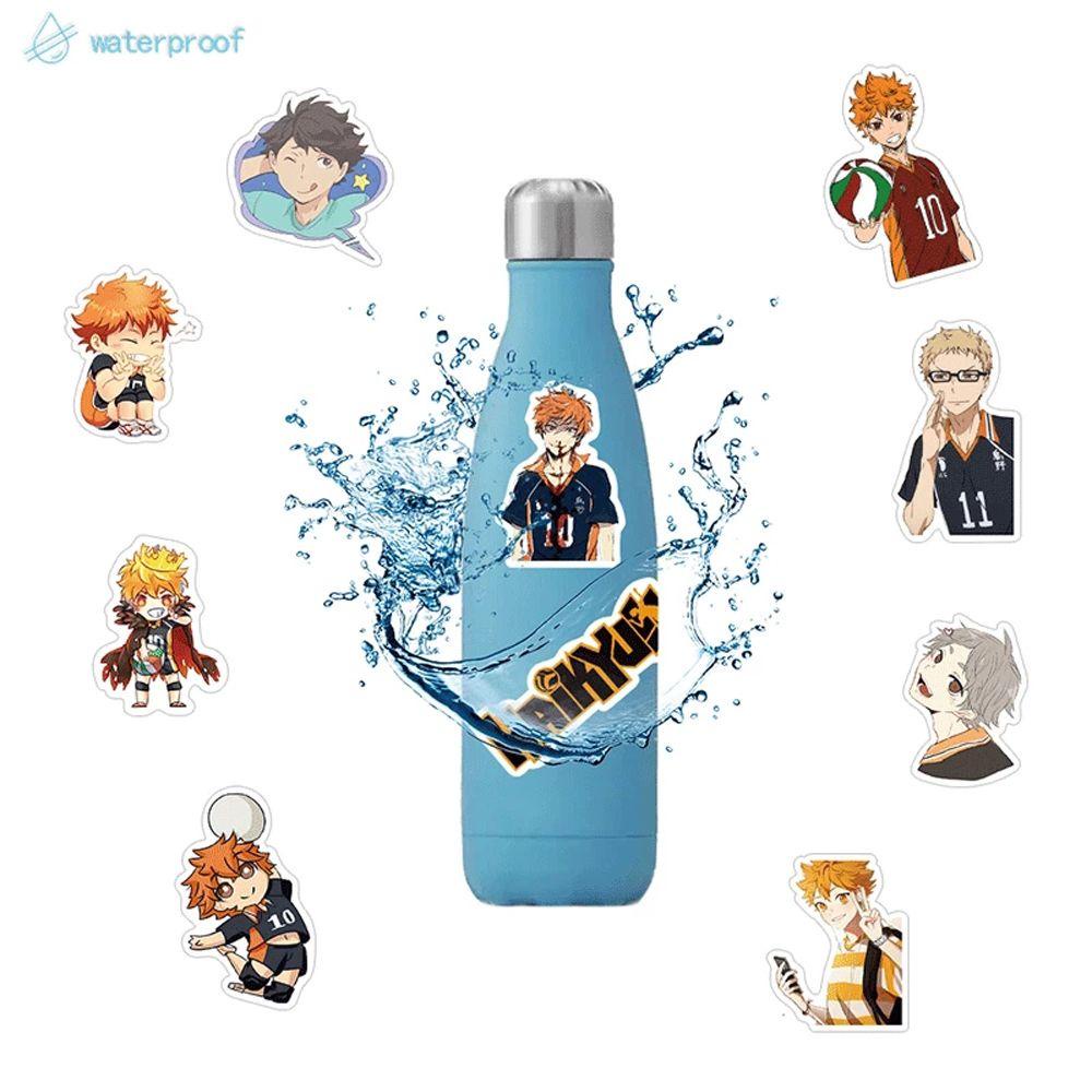 Agustina Haikyuu Hinata Shoyo Bagasi Laptop Perekat Diri Alat Tulis Stiker Kartun Graffiti Stiker