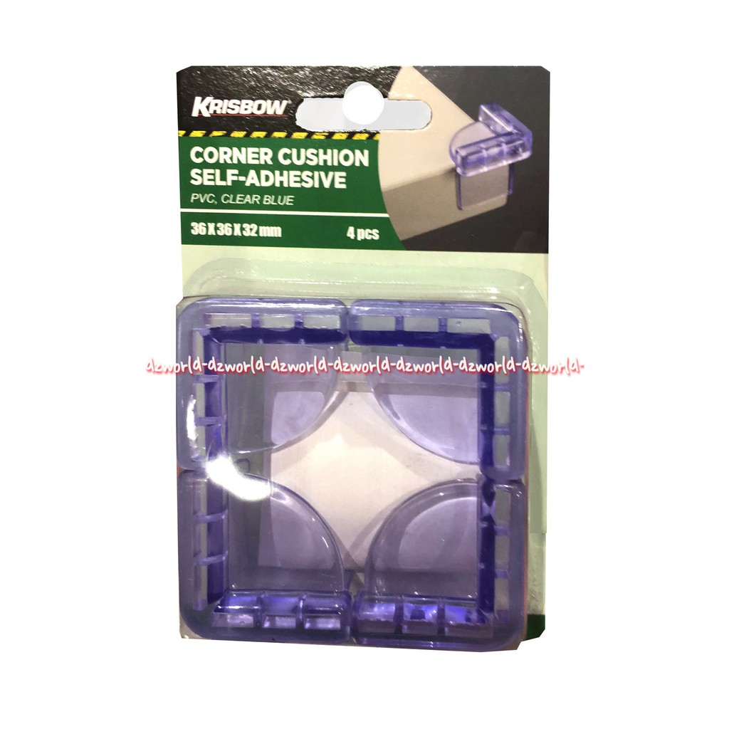 Krisbow Corner Cushion Self Adhesive 4 Pcs Pengaman Sudut Meja Pengaman Furniture Siku Meja