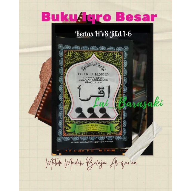 

Buku IQRO Besar kertas HVS
