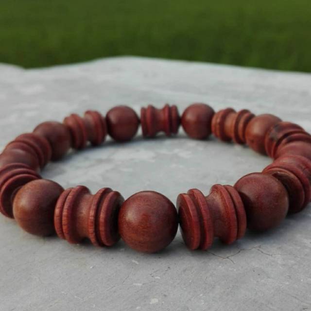 Gelang kayu galih stigi Karimun Jawa asli