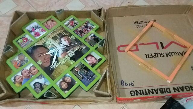 Jam Dinding Unik Model Frame Foto