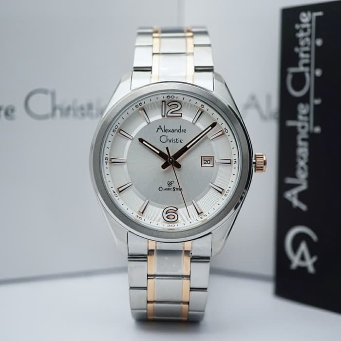 ORIGINAL Jam Tangan Pria Alexandre Christie AC 8583 / AC8583 Garansi 1 Tahun