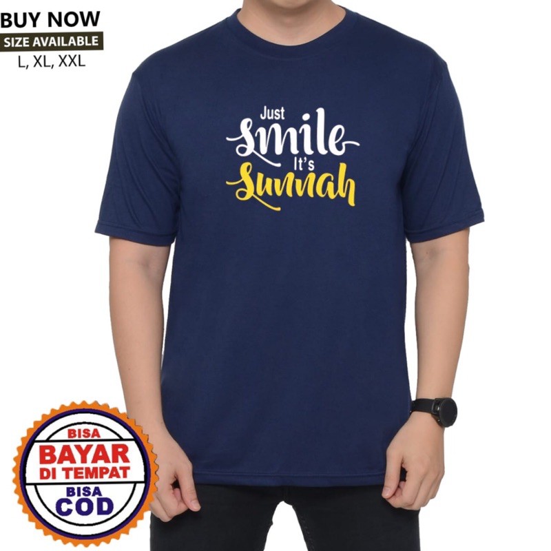 KAOS PRIA / KAOS DISTRO ISLAMI / KAOS DAKWAH ISLAMI / KAOS MURAH / BAJU PRIA LENGAN PENDEK 8 TULISAN-5