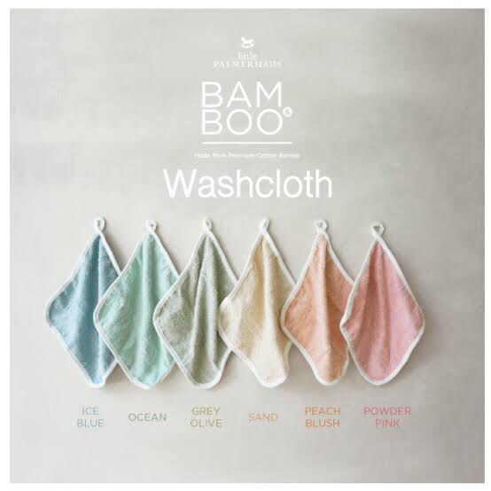 Litlle Palmerhaus (1pcs) waslab anak Washmitt Bam &amp; Boo BamBoo Wash mitt (WASHLAP BAYI ) &amp; wash cloth