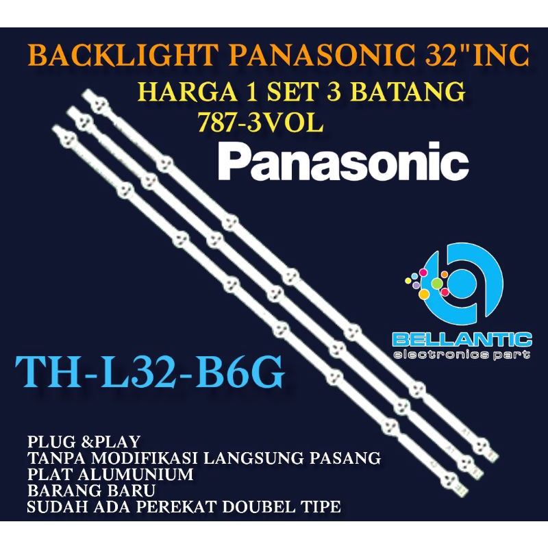 BACKLIGHT TV LED PANASONIC 32"INC TH-32L B6G