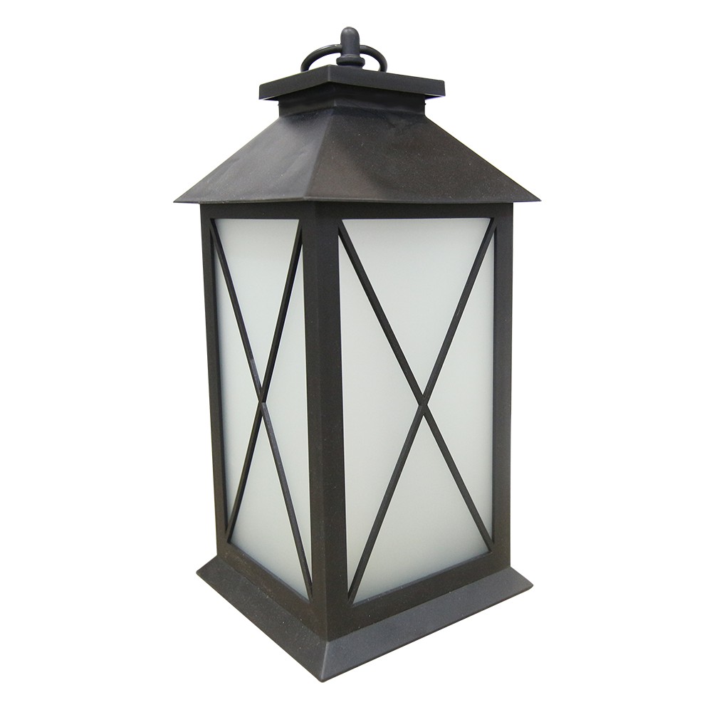 

JYSK Lampu Hias Flame Less Lantern 9532F 10X10X27CM Black