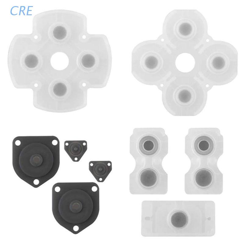 CRE  For Playstation 4 PS4 Controller Conductive Silicone Rubber Pads for d ualshock 4 JDS-001/JDS-011 D Pad Buttons