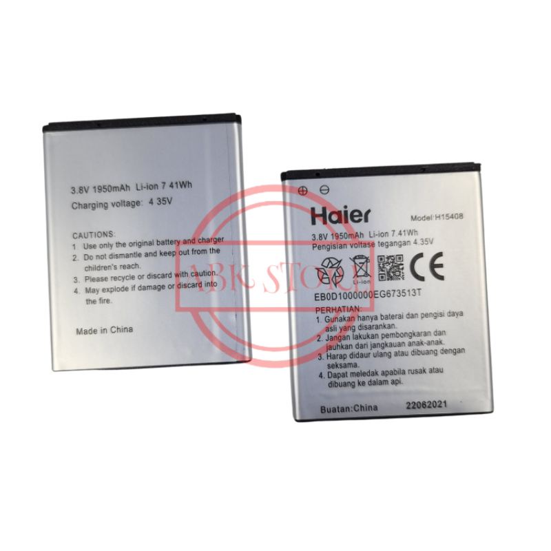 BATERAI BATTERY HAIER SMARTFREN ANDROMAX A | ANDROMAX B H15408 BATRE ORIGINAL